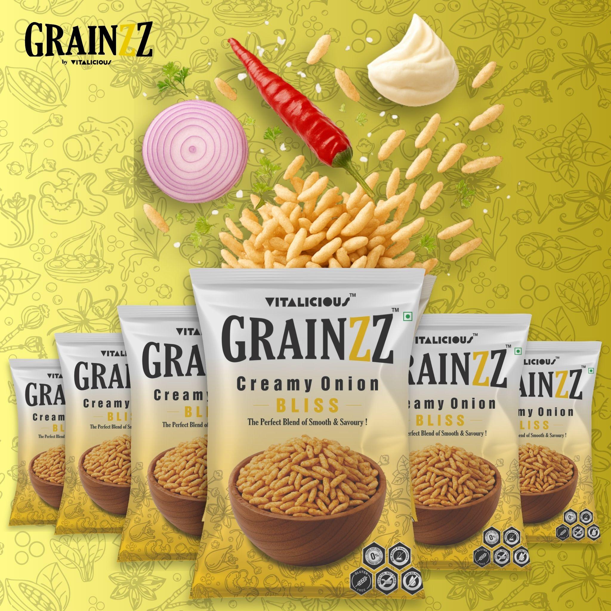 Puffed Rice (Creamy Onion Bliss) ā Pack of 6