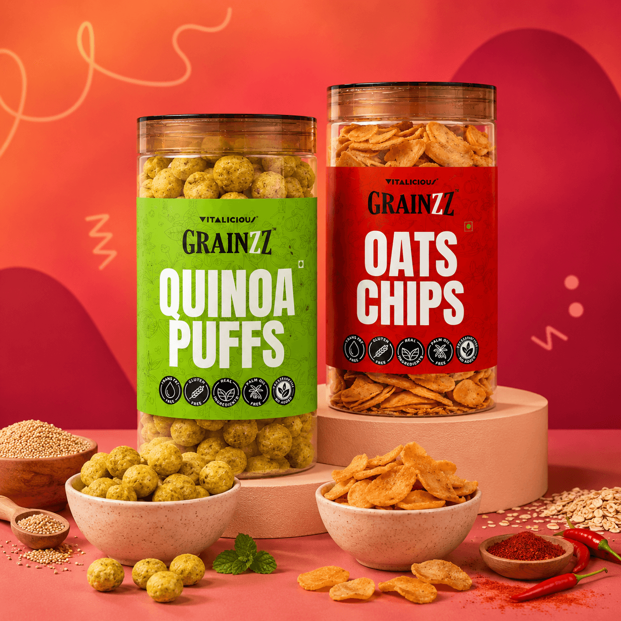Grainzz Oats & Quinoa Light Snack Combo