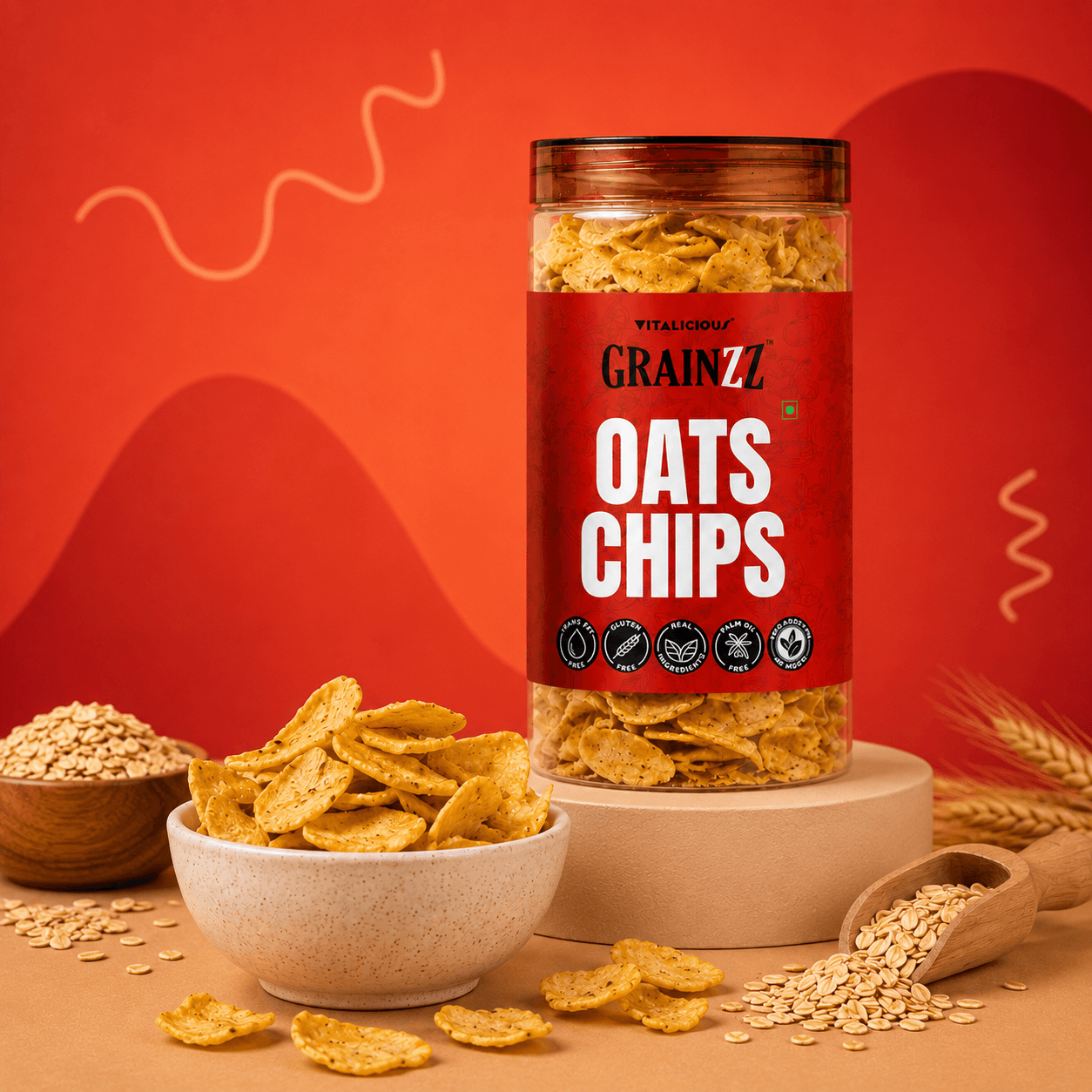 Oats Chips (Peri Peri)