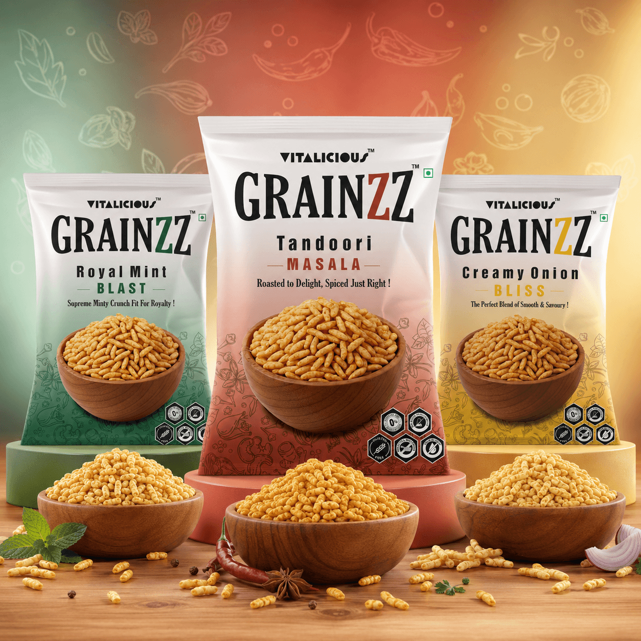 Puffed Rice Combo ā 2 of Each Flavour