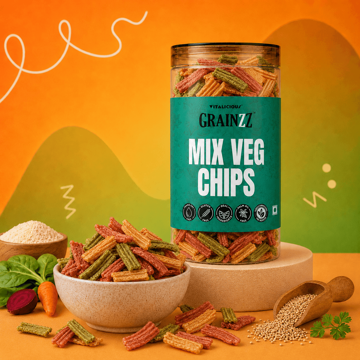 Mix Veg Chips - Masala