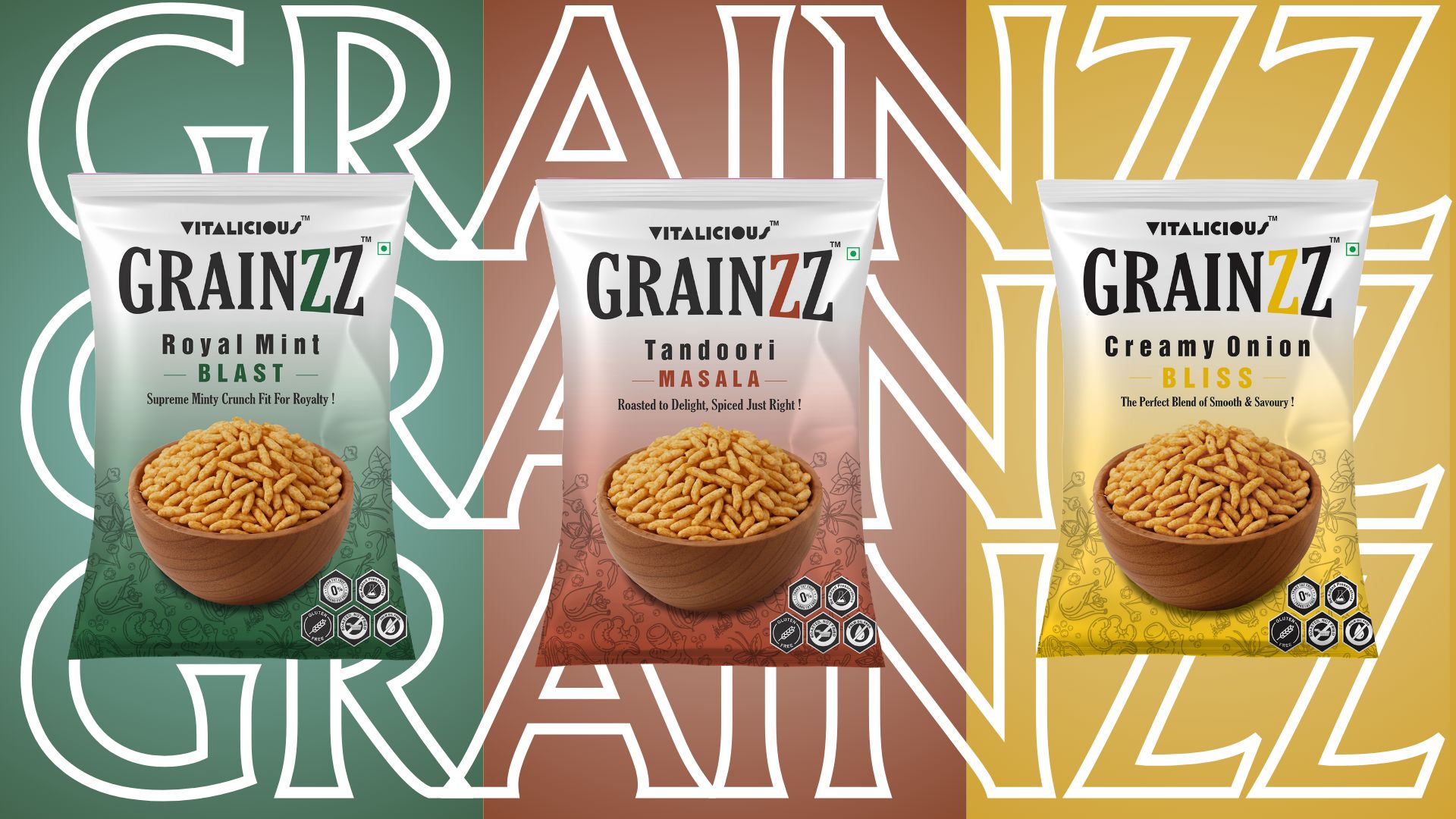 GRAINZZ - Starter Pack ( 2 of each flavour)
